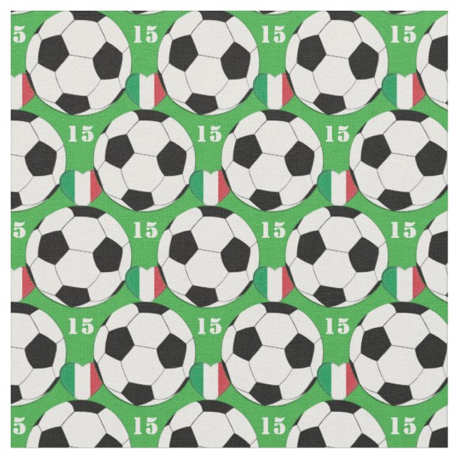Boll Fabric Sports mode/soccer Italien Tyg (Närbild)