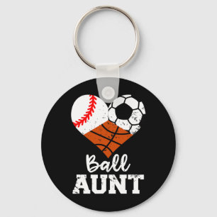 Boll Faster Baseball Fotboll Basket Roligt Sport F Nyckelring