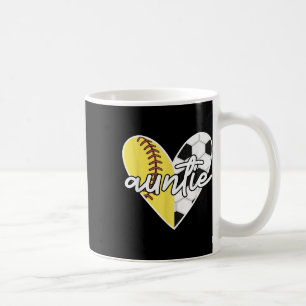 Boll Faster Softball Fotboll Mamma Spelare Kaffemugg