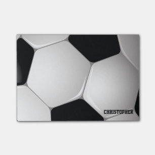 Boll för anpassadefotbollfotboll post-it block