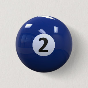 Boll för bassäng för Billiard för blåttnr. 2 Knapp