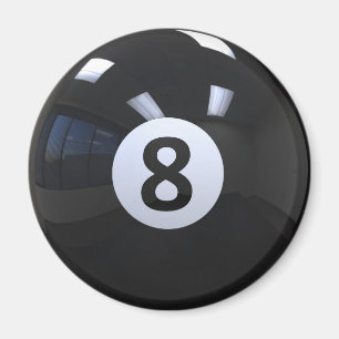 Boll för bassäng för Billiard för svartnr. 8 Magnet