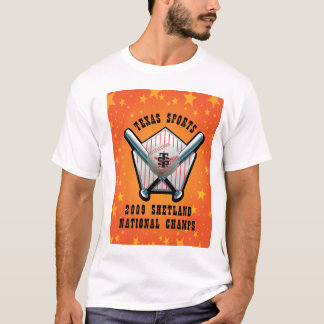 Boll för den Texas sportutslagsplatsen tuggar Tee Shirt