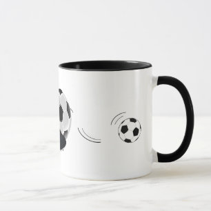 Boll för fotboll för modig boll för mugg