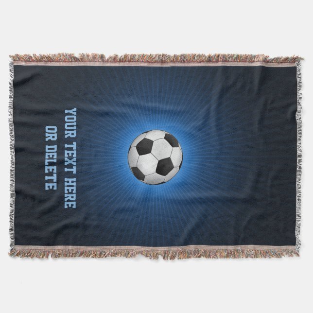 Boll för fotboll för Personalizable fotboll | Filt (Framsidan)