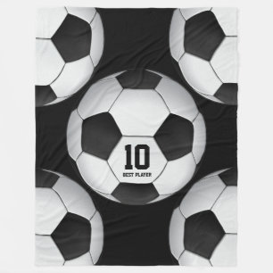 Boll för fotboll för Personalizable fotboll Fleecefilt