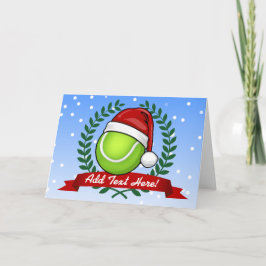 Boll för julstiltennis helgkort