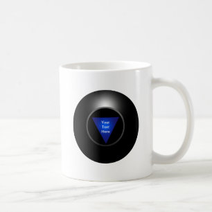 Boll för magi 8 - din text kaffemugg