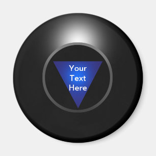 Boll för magi 8 - din text magnet