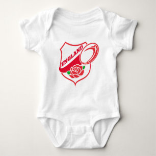 Boll för ron för RugbyEngland engelska skyddar T Shirt
