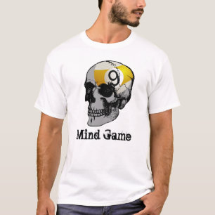 Boll för skalle 9 varar besvärad leken t-shirt