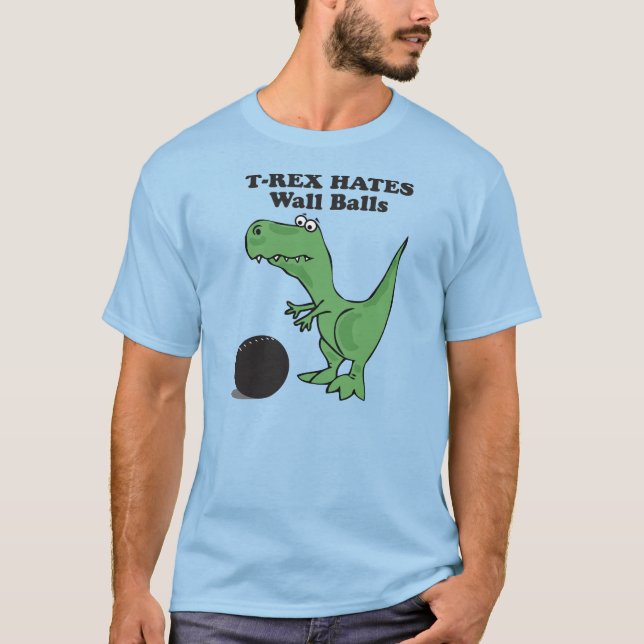 Boll för T-rex hatvägg T-shirt (Framsida)