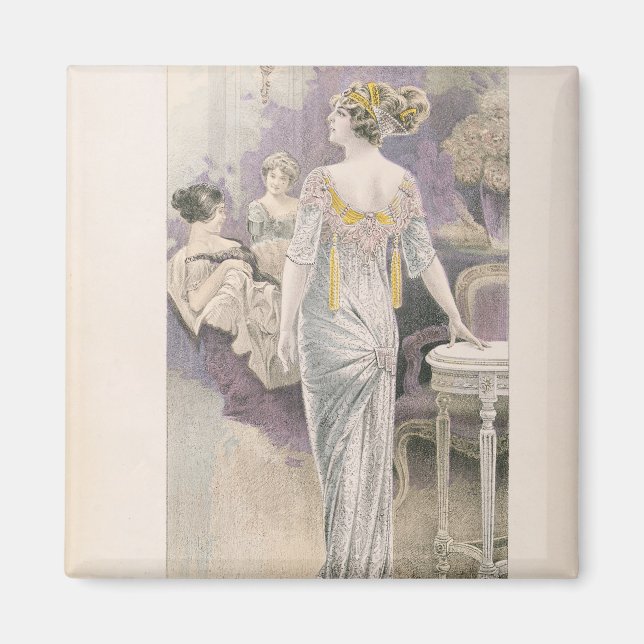 Boll, från "Les Grandes Modes de Paris" Magnet (Framsidan)