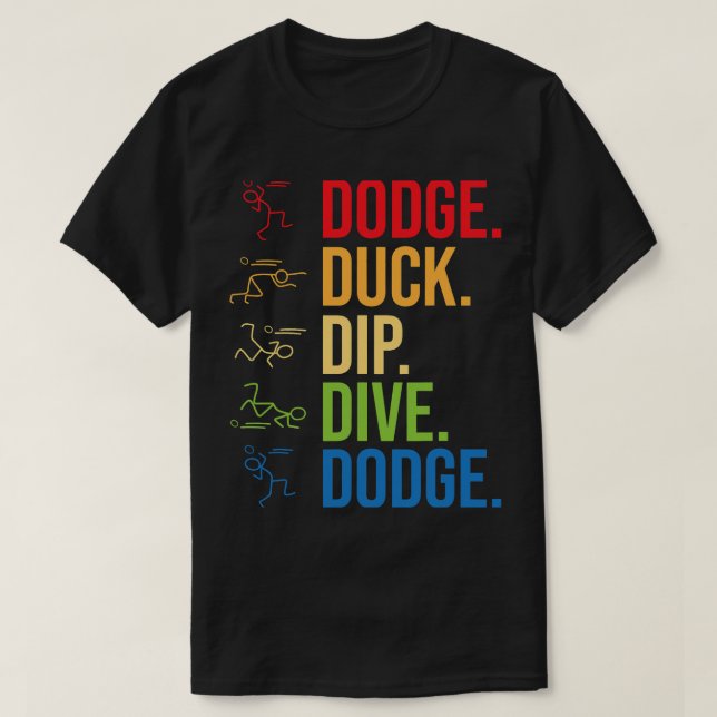 Boll Game Dodgeballer T Shirt (Design framsida)