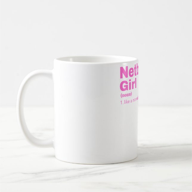 boll Girl - Netball Kaffemugg (Vänster)