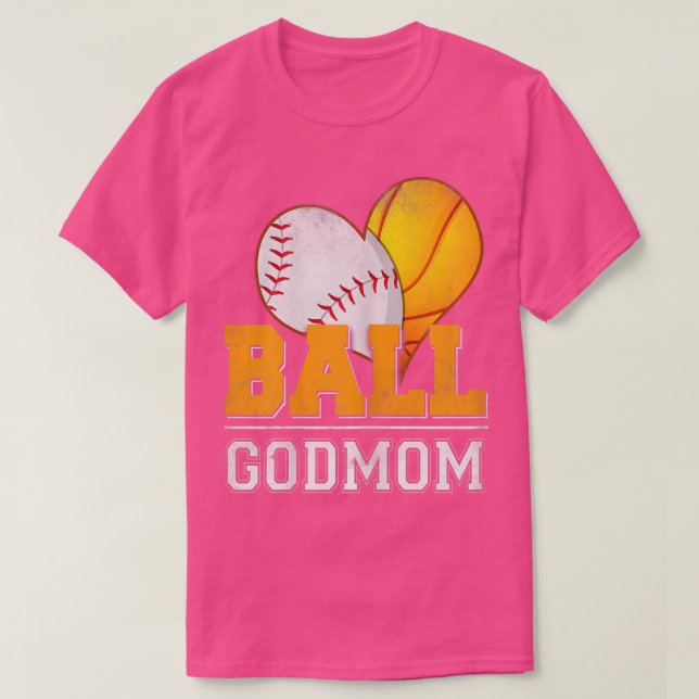Boll Godmamma Baseball Basketball Player Godmor & T Shirt (Design framsida)