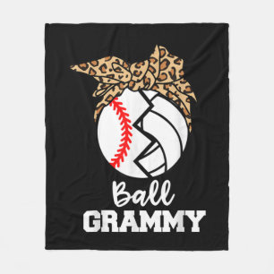 Boll Grammy Roligt Baseball Volleyball Grammy Fleecefilt