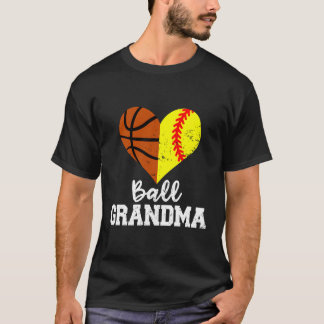 Boll Grandma Funny Softball Basketball Grandma T Shirt