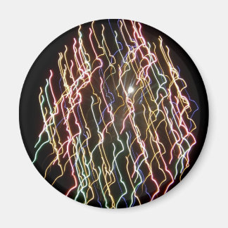 Boll i färgande ljusmagnet magnet