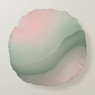 Boll i Rosa AI art Rund Kudde