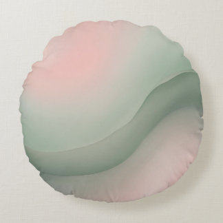 Boll i Rosa AI art Rund Kudde