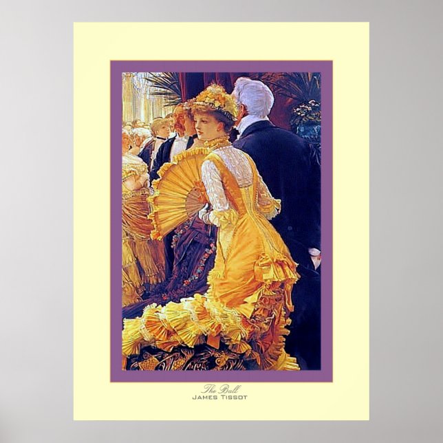 Boll ~ James Tissot ~ Fine Art Poster (Framsidan)