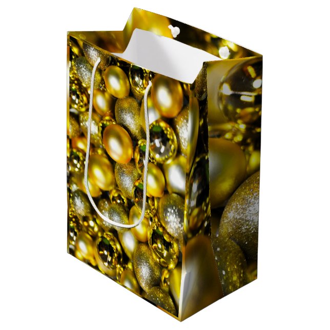 Boll-klustret Golden and Gult jul (Framsidan Vinklad)