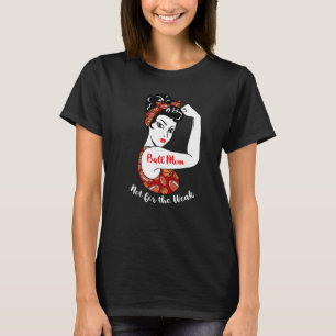 Boll Mamma ej för veckans fotbolls-basket Mamma T Shirt