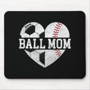 Boll Mamma Heart Roligt Baseball Oceball Mamma Musmatta
