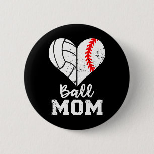 Boll Mamma Heart-ynny Baseball Volleyball Mamma Knapp
