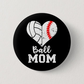 Boll Mamma Heart-ynny Baseball Volleyball Mamma Knapp