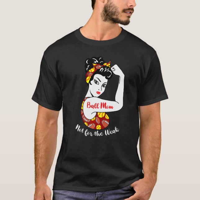 Boll Mamma inte för fotbolls-EM i fotboll Mamma T Shirt (Framsida)
