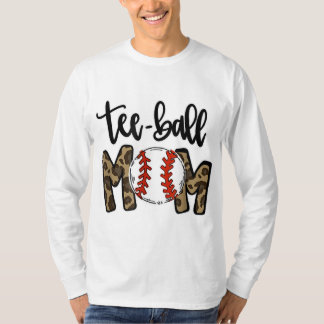 Boll Mamma Mors dag Giftball Mamma Leopard Funny T Shirt