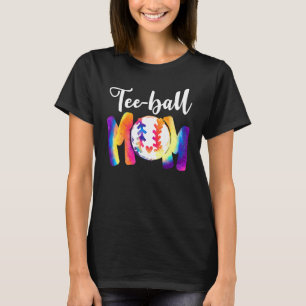 Boll Mamma Tee Mors dag Teeball Mamma Leopard Funn