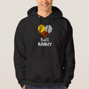 Boll Nanny Heart Softball Volleyball Basketball N Hoodie