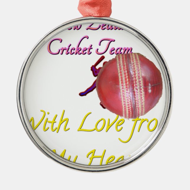 Boll NEWZEALAND Julgransprydnad Metall (Framsidan)