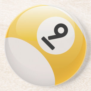 Boll nio underlägg sandsten