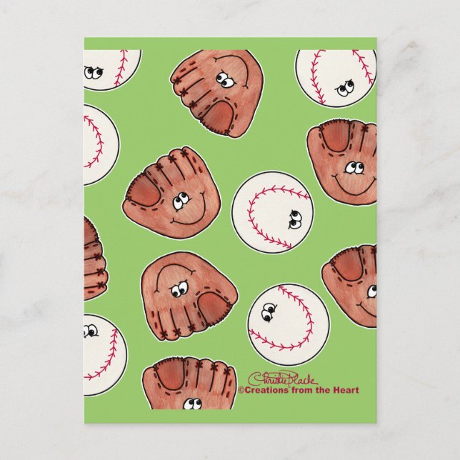 Boll och kärlekssamlage vykort (Framsida)