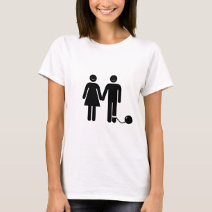 "Boll och kedjad" grupp T-shirt