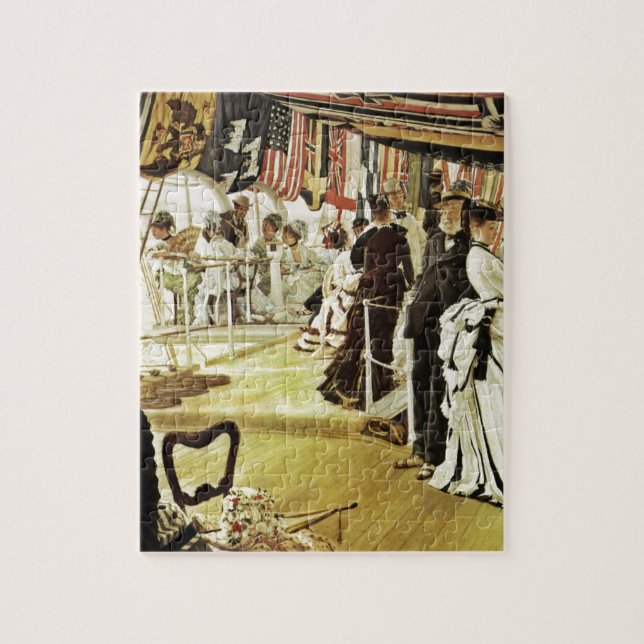 Boll ombord på fartyg pussel (Vertikal)