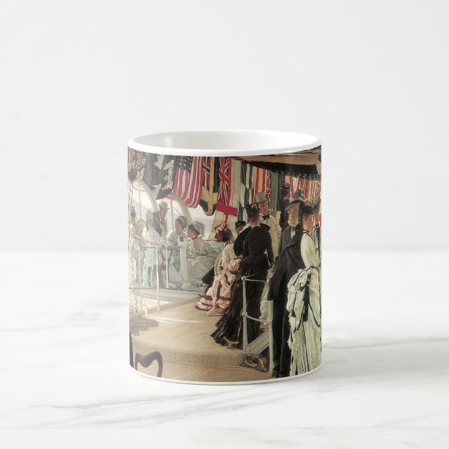 Boll ombord på skeppsbyggnad av James Tissot, Vict Kaffemugg (Center)