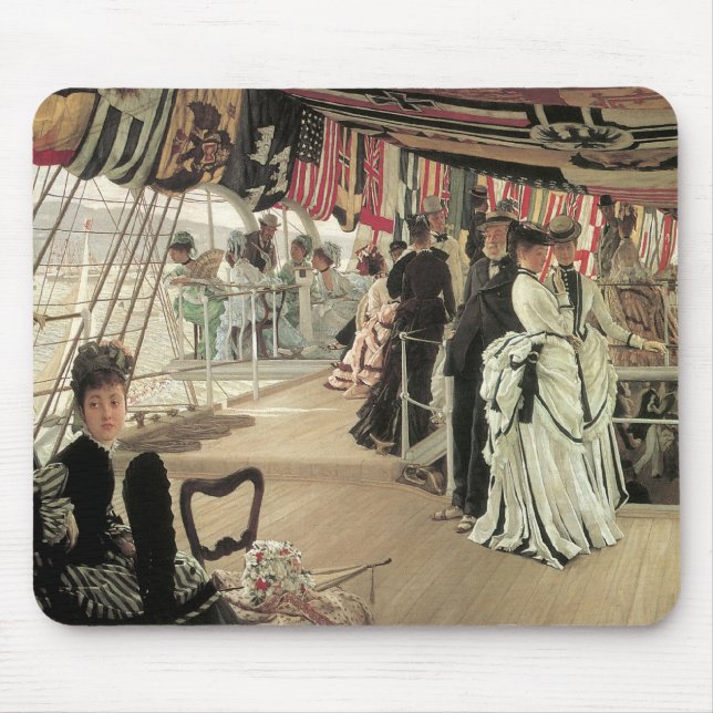 Boll ombord på skeppsbyggnad av James Tissot, Vict Musmatta (Framsidan)