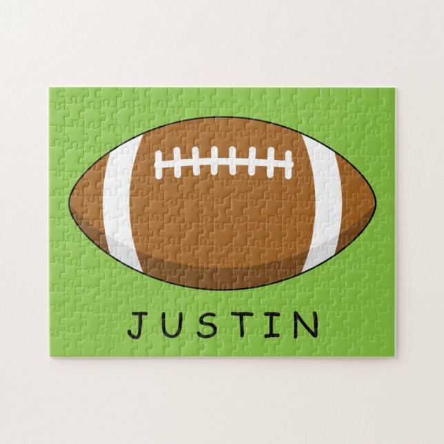 Boll personalize i American Football Rugby Pussel (Horisontell)