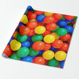 Boll Pit Bouncy Bollar Blue, Grönt, Red, Gult Presentpapper