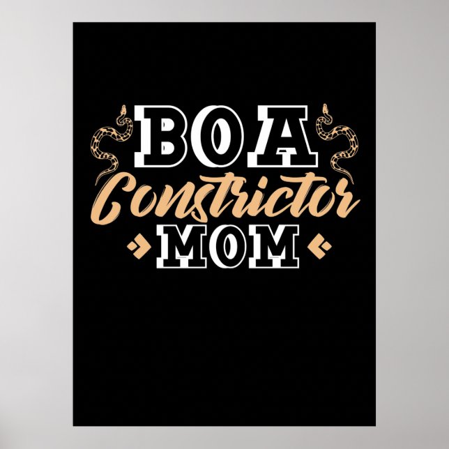 Boll Python Constritor Mamma Poster (Framsidan)