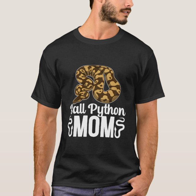 Boll Python Mamma Boll Python Älskare Boll Python  T Shirt (Framsida)