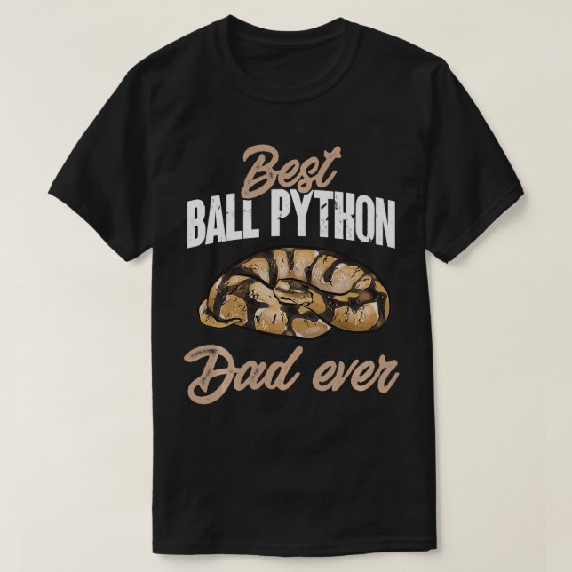 Boll Python Snake Best Boll Python Pappa T Shirt (Design framsida)
