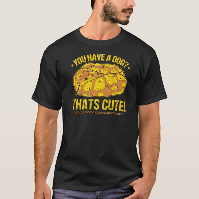 Boll Python sött Banana Boll Royal Python T Shirt (Framsida)