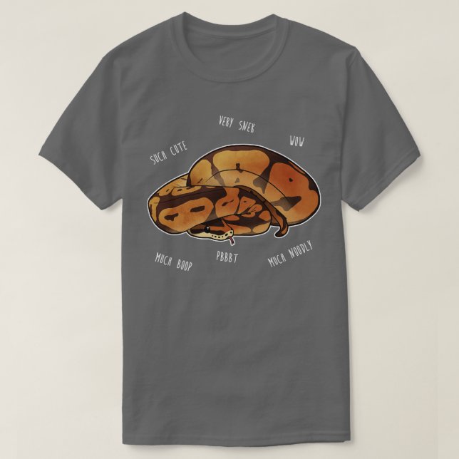 Boll Python Wow Snek T Shirt (Design framsida)