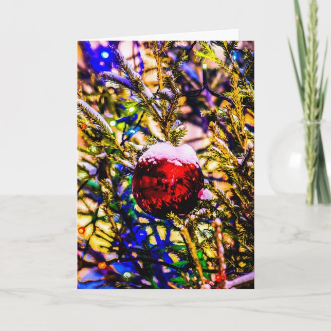 Boll Red jul Helgkort (Framsida)